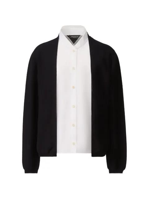 long-sleeve belted cardigan by FABIANA FILIPPI