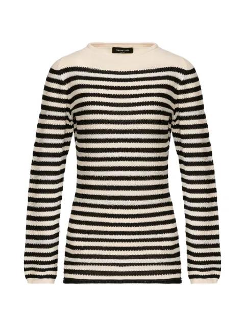 long-sleeve striped sweater by FABIANA FILIPPI