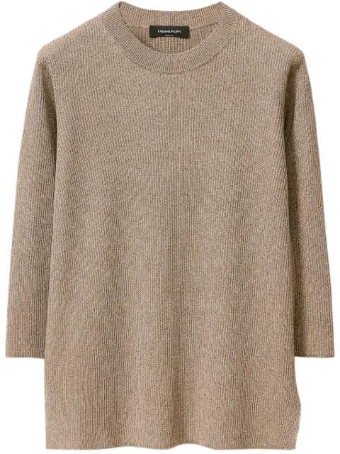 lurex-detail sweater by FABIANA FILIPPI