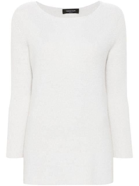 lurex-detail sweater by FABIANA FILIPPI