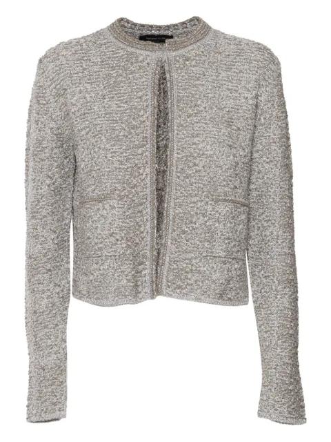 lurex-tweed crew-neck jacket by FABIANA FILIPPI