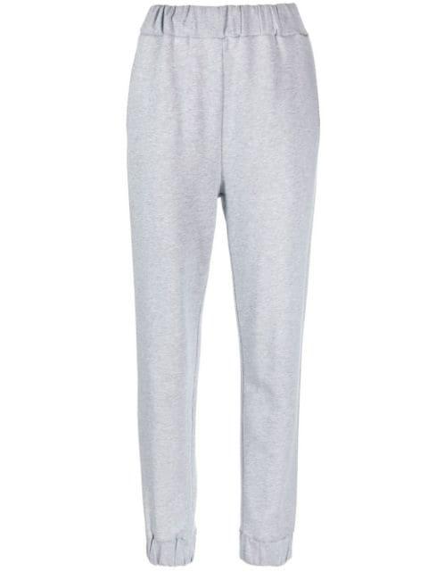 melange-effect slim-cut trousers by FABIANA FILIPPI