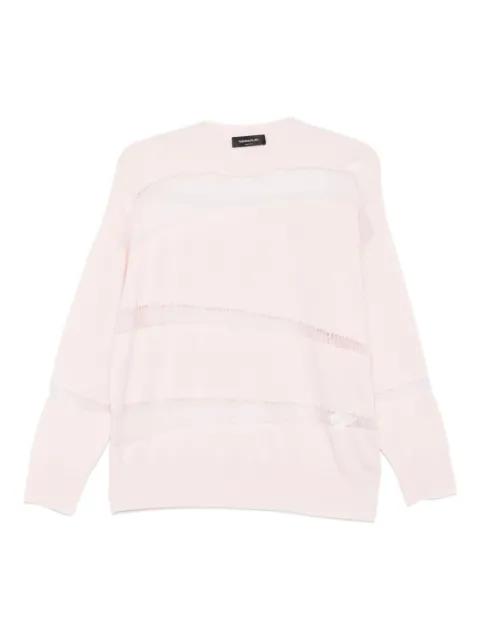 mesh-panel sweater by FABIANA FILIPPI