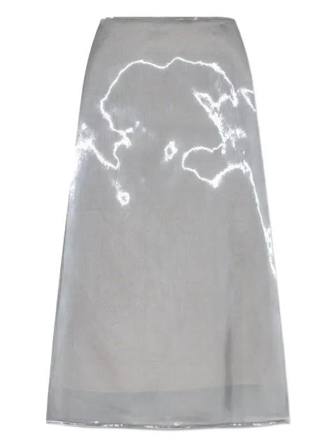 metallic-effect skirt by FABIANA FILIPPI