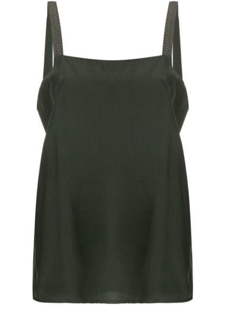 metallic strap top by FABIANA FILIPPI