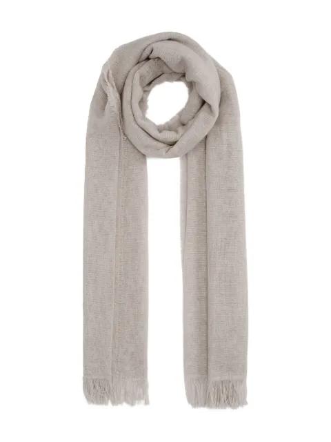 metallic-thread fringed scarf by FABIANA FILIPPI