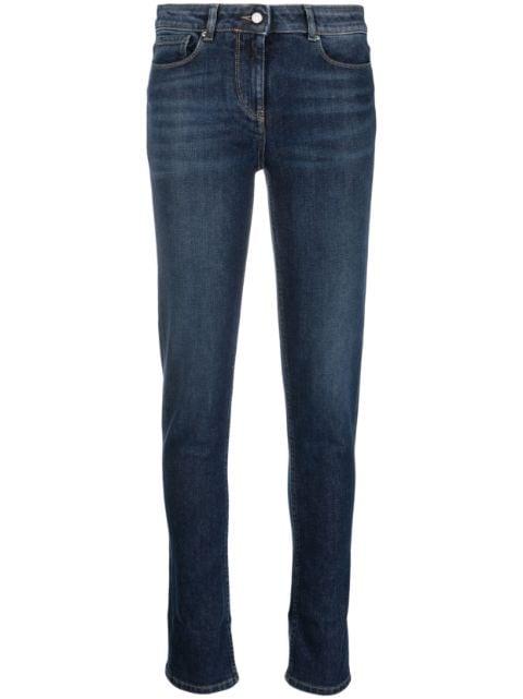 mid-rise slim-cut jeans by FABIANA FILIPPI