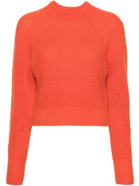 mock-neck waflle-knit jumper by FABIANA FILIPPI
