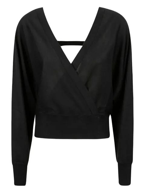 open-back wrap top by FABIANA FILIPPI