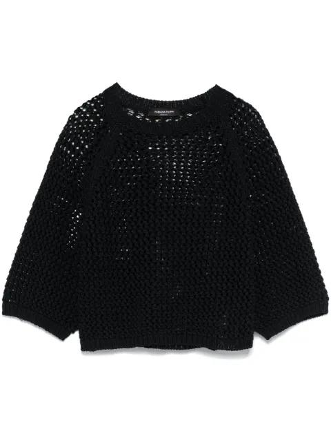 open-knit T-shirt by FABIANA FILIPPI