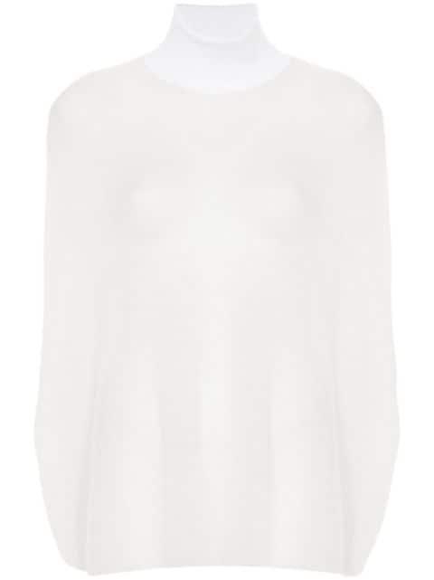 open-knit high-neck top by FABIANA FILIPPI