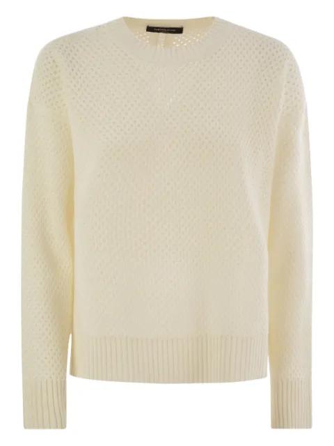 openwork crew-neck sweater by FABIANA FILIPPI