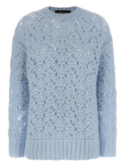 openwork crew-neck sweater by FABIANA FILIPPI