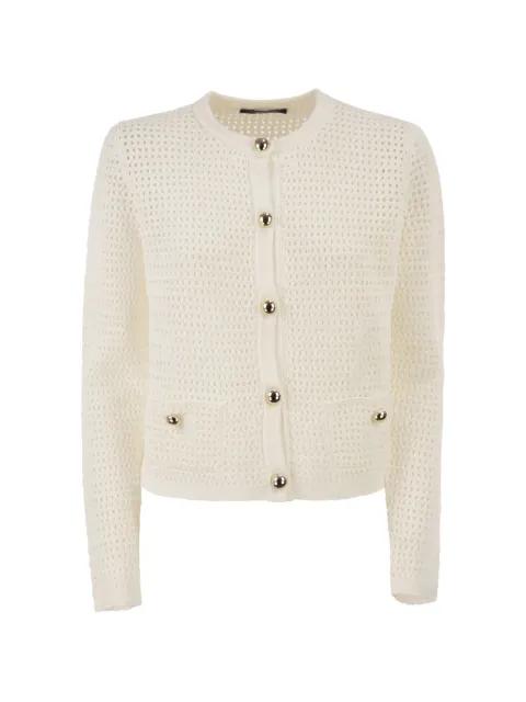 openwork jewelled cardigan by FABIANA FILIPPI