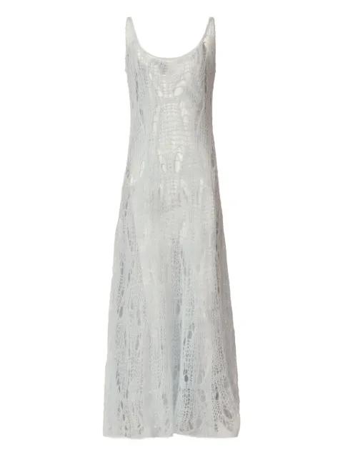 openwork knit maxi dress by FABIANA FILIPPI