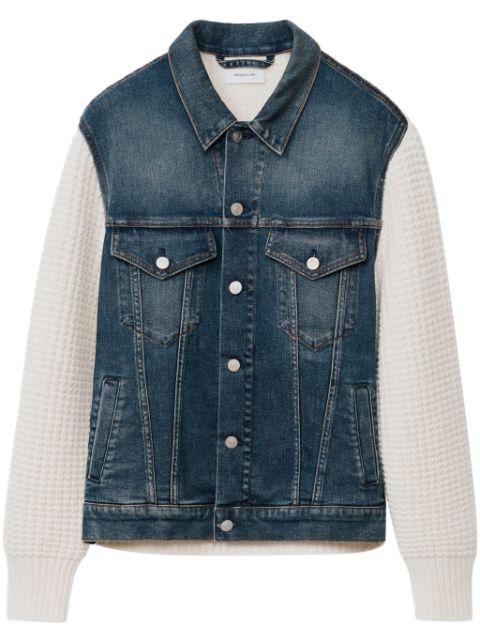 panelled denim jacket by FABIANA FILIPPI