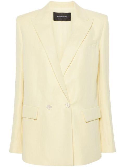peak-lapels double-breasted blazer by FABIANA FILIPPI