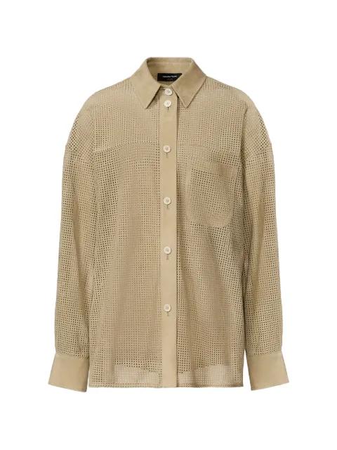 perforated buttoned shirt by FABIANA FILIPPI