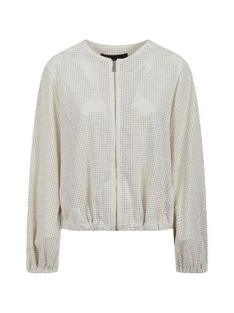 perforated suede jacket by FABIANA FILIPPI