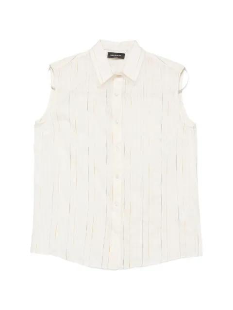 pinstriped sleeveless shirt by FABIANA FILIPPI