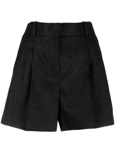 pleat-detail high-waisted shorts by FABIANA FILIPPI