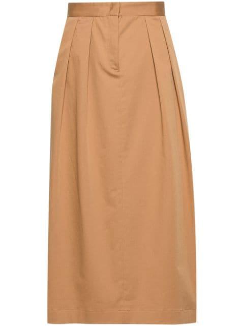 pleat-detailing maxi skirt by FABIANA FILIPPI