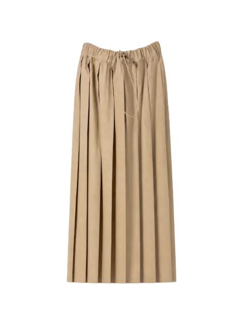 pleated drawstring maxi skirt by FABIANA FILIPPI