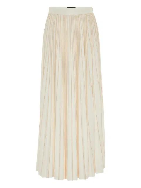 pleated jersey-texture maxi skirt by FABIANA FILIPPI
