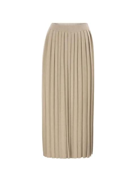 pleated knitted skirt by FABIANA FILIPPI