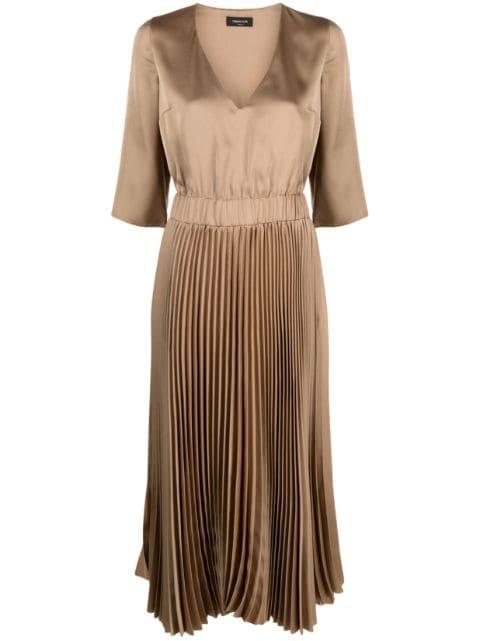 pleated midi dress by FABIANA FILIPPI