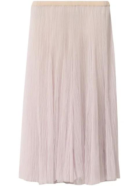 plissé-effect midi skirt by FABIANA FILIPPI