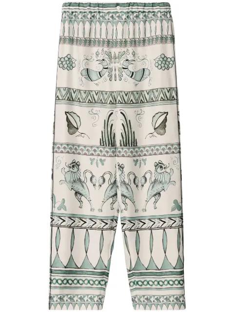 printed straight trousers by FABIANA FILIPPI