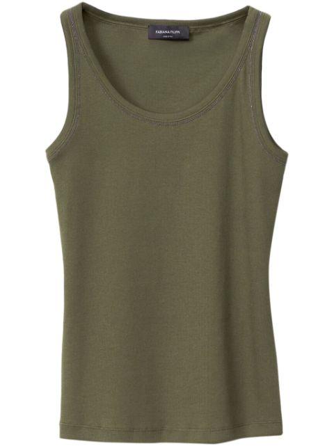 racerback jersey tank top by FABIANA FILIPPI