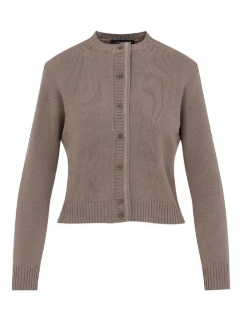 ribbed button cardigan by FABIANA FILIPPI