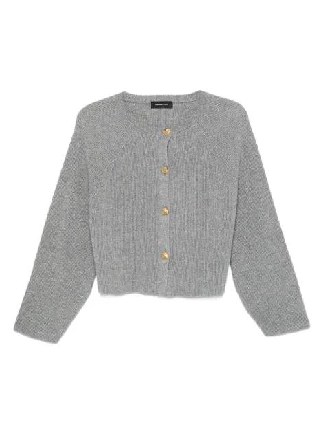 ribbed button-closure cardigan by FABIANA FILIPPI