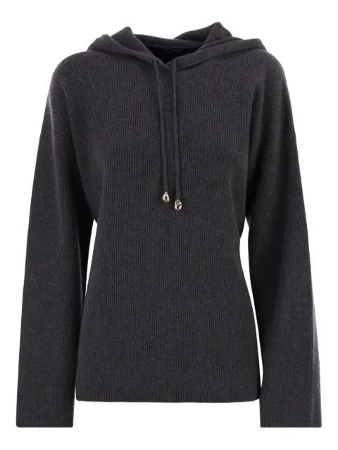 ribbed hoodied sweater by FABIANA FILIPPI