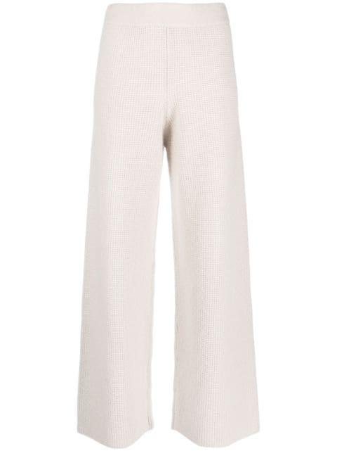 ribbed-knit straight-leg trousers by FABIANA FILIPPI