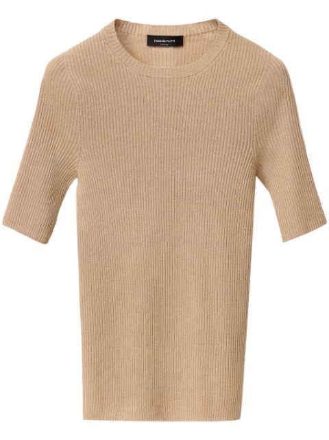 ribbed knit t-shirt by FABIANA FILIPPI
