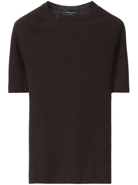 ribbed-knit t-shirt by FABIANA FILIPPI