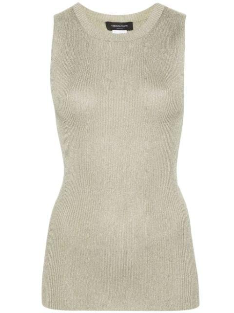 ribbed-knit tank top by FABIANA FILIPPI