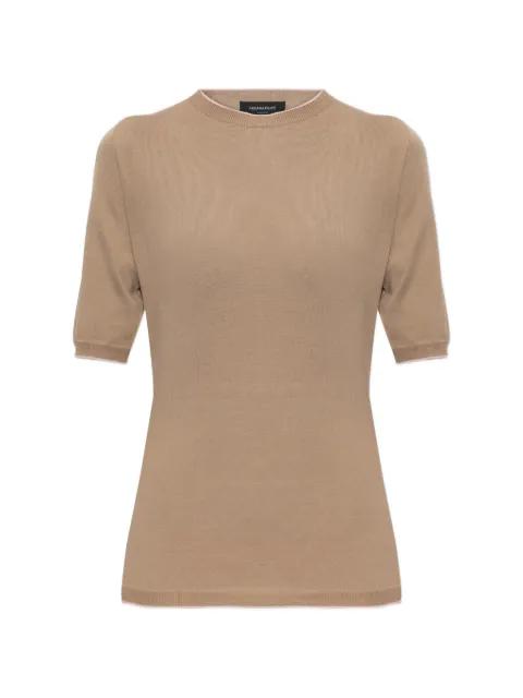 ribbed short-sleeve sweater by FABIANA FILIPPI
