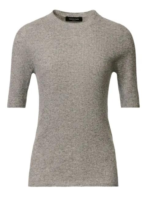 ribbed short-sleeve top by FABIANA FILIPPI