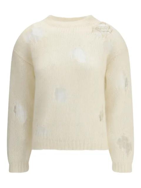 ripped-effect sweater by FABIANA FILIPPI