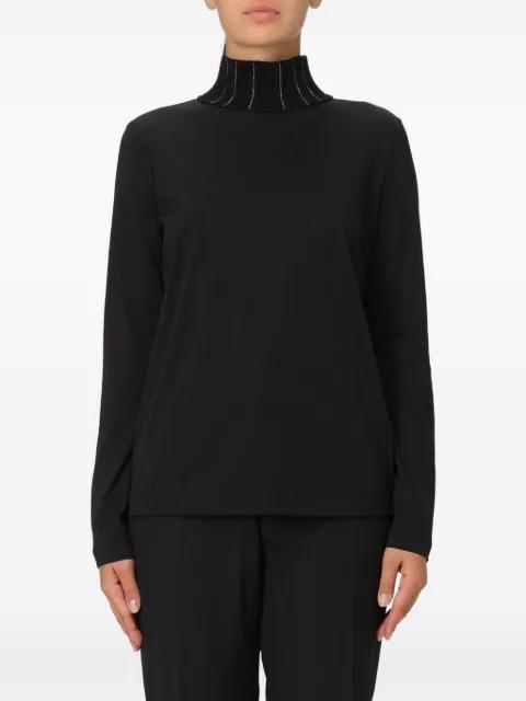 roll neck ribbed-knit jumper by FABIANA FILIPPI
