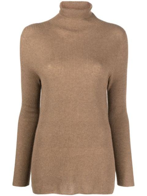 roll neck ribbed-knit jumper by FABIANA FILIPPI