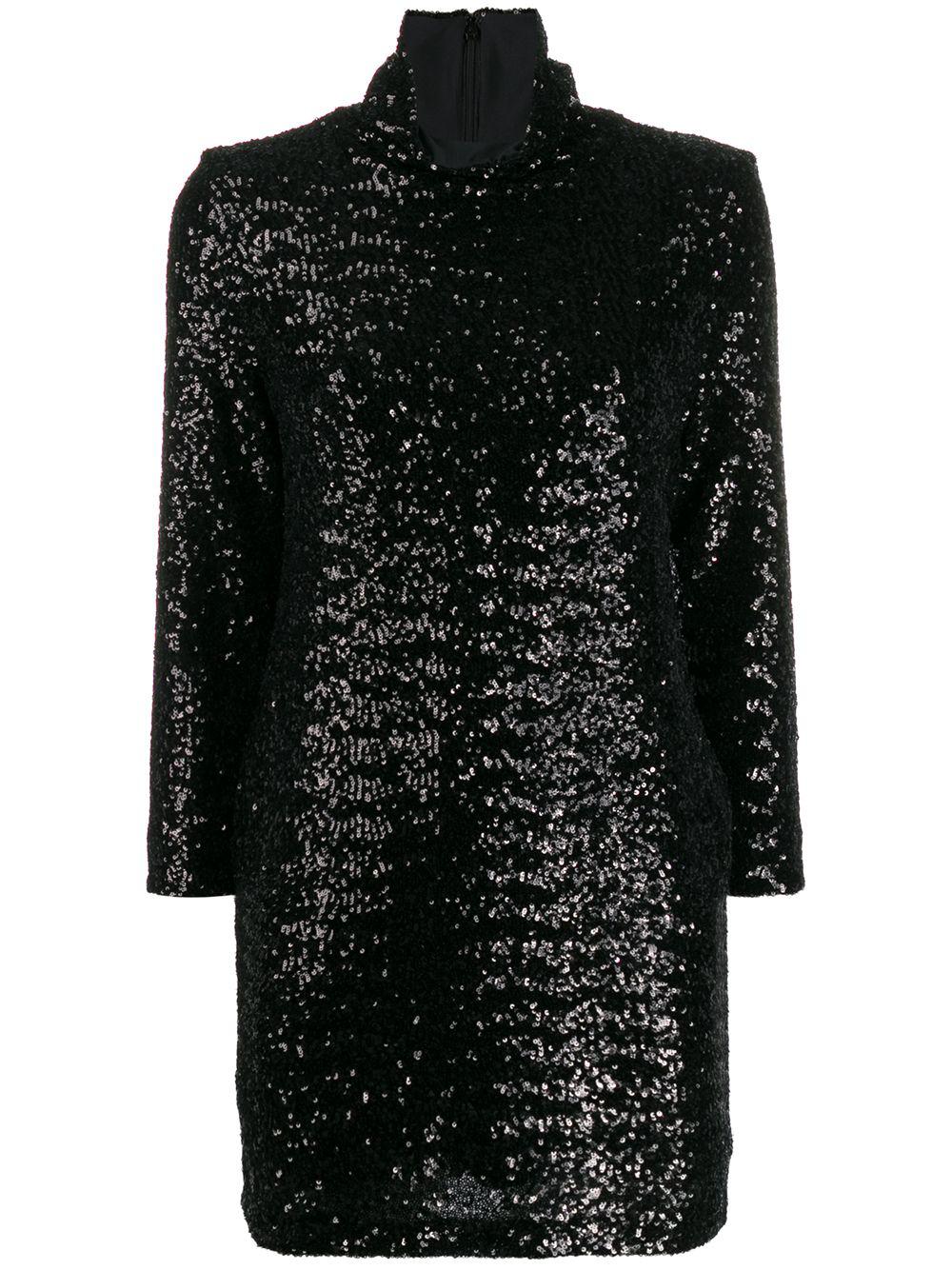 roll neck sequined mini dress by FABIANA FILIPPI