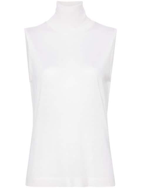 roll neck sleeveless jumper by FABIANA FILIPPI