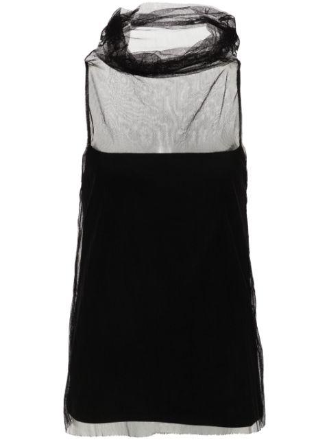 roll neck tulle top by FABIANA FILIPPI