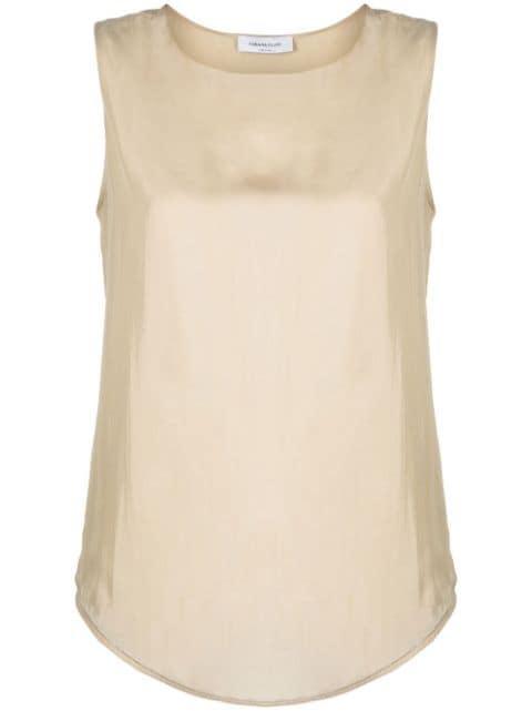 round-neck sleeveless top by FABIANA FILIPPI