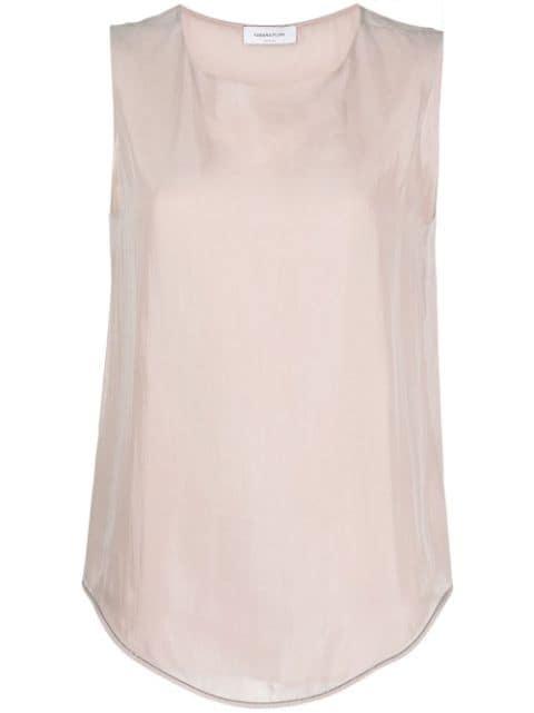 round-neck sleeveless top by FABIANA FILIPPI